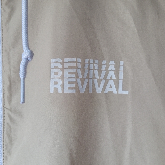 Revival Is In The Air Hooded Zip-up Windbreaker  Unisex XXL Independent Trading - Picture 5 of 16